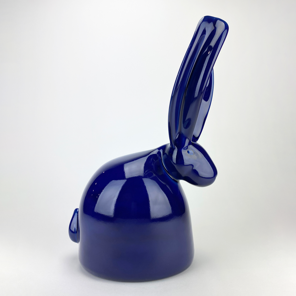 Hunt Slonem Limited Edition Ceramic Bunny Sculpture